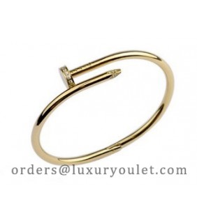 Cartier Juste un Clou Bracelet in 18kt Yellow Gold Diamond-Paved