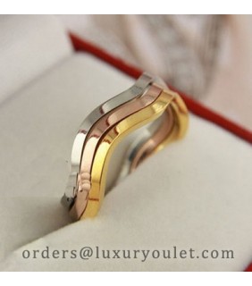 Cartier Paris Novelle Vague Three-Wave Ring in 3-Gold