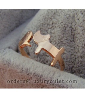 Cartier Cat & Fish Ring in 18k Pink Gold