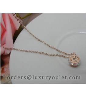 Cartier Chinese Money Charm With A Diamond Necklace