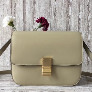 Celine Medium Box Flap Bag In Spazzolato Leather