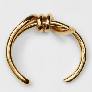Celine Gold Barbele Thin Bracelet M
