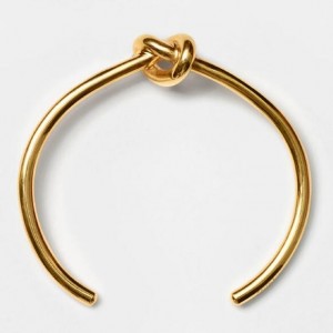 Celine Gold Knot Thin Bracelet M