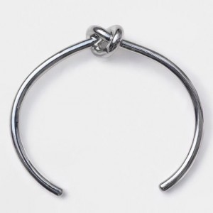 Celine Silver Knot Thin Bracelet M