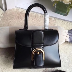 Delvaux Brillant Mini Bag In Black Box Calfskin