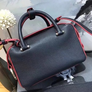 Delvaux Cool Box Mini Bag In Noir Taurillon Leather