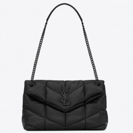 Saint Laurent So Black Loulou Puffer Small Bag