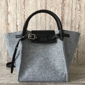 Celine Small Big Bag With Long Strap In Woolen Fabric