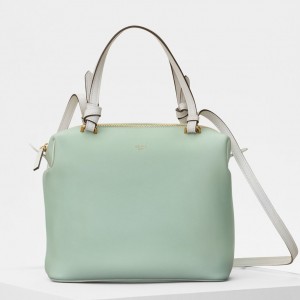 Celine Pastel Green Small Soft Cube Bag