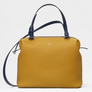 Celine Yellow Small Soft Cube Bag