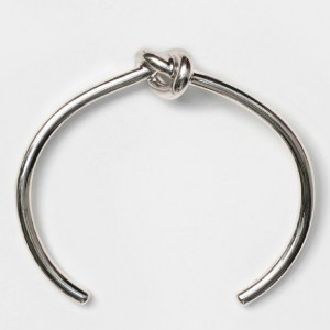 Celine Silver Knot Extra Thin Bracelet S
