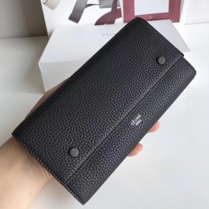 Celine Black Large Flap Multifunction Wallet 