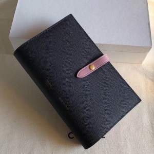 Celine Black/Pink Strap Large Multifunction Wallet