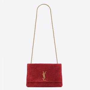 Saint Laurent Kate Medium Reversible Eros Red Bag