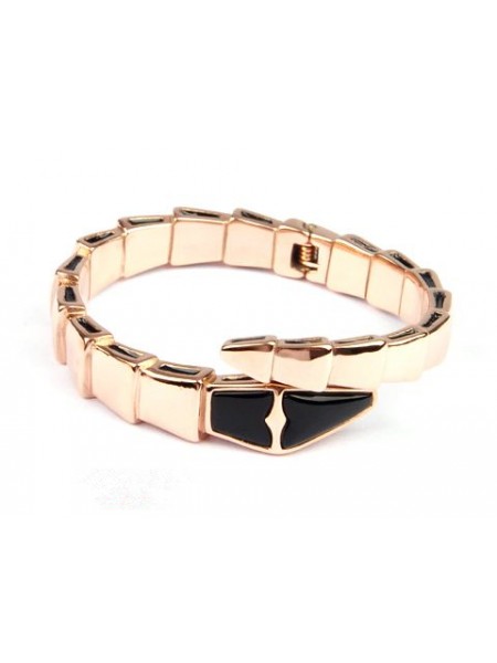 Bvlgari Serpenti bracelet in 18kt Pink gold with Black Onyx