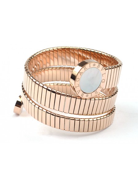 Bvlgari Serpenti bracelet in 18kt Pink gold with Mother of Pearl