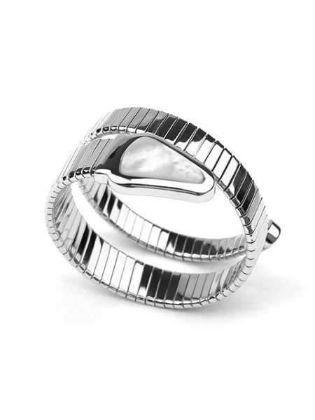 Bvlgari Serpenti bracelet in 18kt White gold with Mother of Pearl