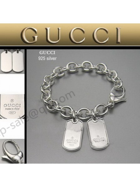 Gucci Bracelet With Dog Tag