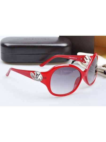 Louis vuitton sunglasses hand-polished acetate red frame