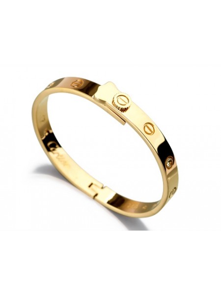 Cartier Love bracelet in yellow gold with diamonds