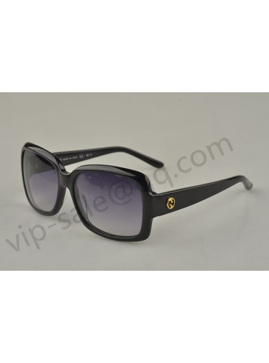 Gucci large rectangle frame sunglasses with GG logo