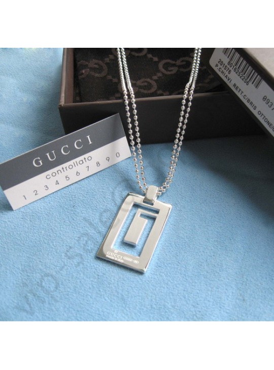 Gucci sterling silver Pendant Necklace