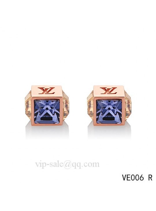 Louis Vuitton Gamble Earring Studs in pink