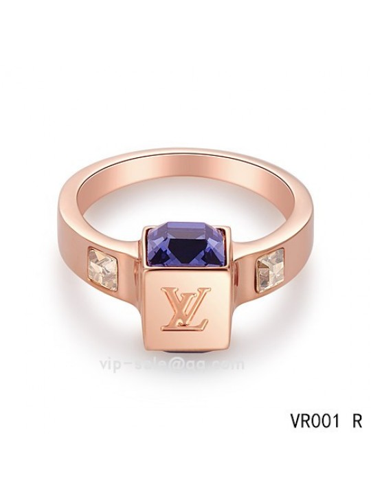 Louis Vuitton Gamble Ring in the pink gold