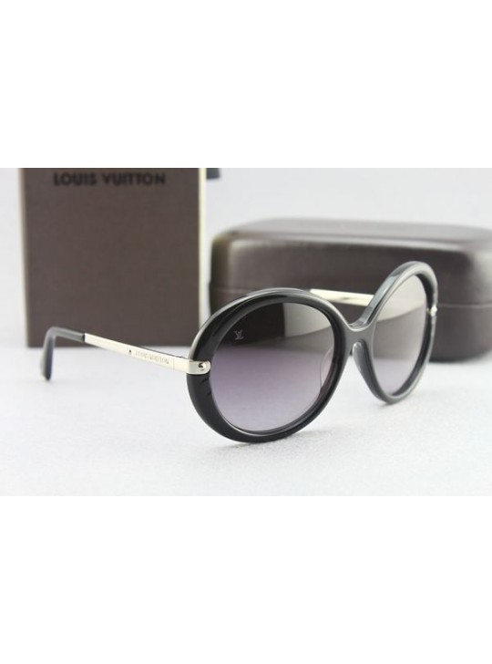 Louis vuitton hand-polished black acetate sunglasses