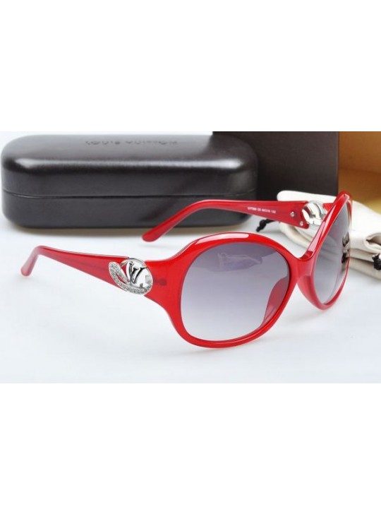 Louis vuitton sunglasses hand-polished acetate red frame