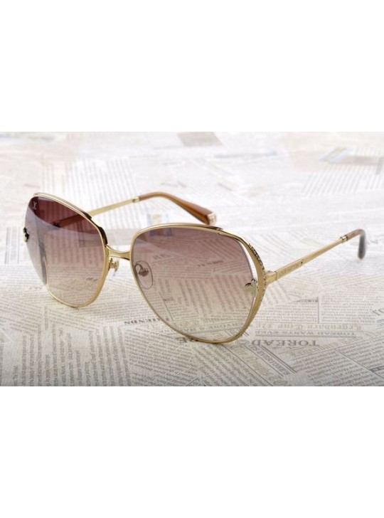 Louis vuitton sunglasses,gold metal frame