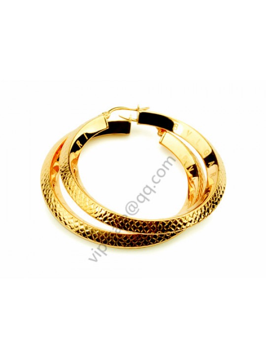 Bvlgari B.zero1 Round earrings in 18 kt yellow gold replica