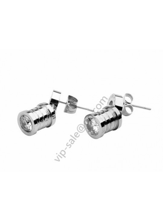 Bvlgari B.zero1 Charming white glod earrings with dimond