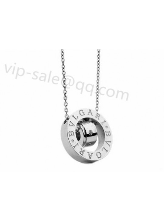 Bvlgari B.ZERO1 guardian two-piece of love necklace in white gold