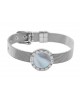 Bvlgari belt in white gold with shell bangle wholesale