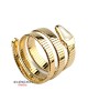 Bvlgari Serpenti bracelet in 18kt yellow gold with Mother of Pearl