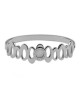 Bvlgari Bangle Bracelet in 18kt White Gold with Mother of Pearl