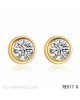 "Diamants Légers" DE Cartier Earrings in 18K yellow gold with 1 diamond