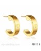 Cartier Love Earrings in yellow gold