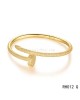 Cartier juste un clou bracelet in yellow gold with 374 brilliant-cut diamonds