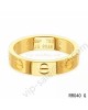 Cartier love ring in 18k yellow gold