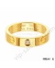 Cartier love ring in yellow gold with a diamond