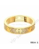 Cartier love ring in yellow gold studded with diamonds