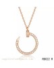 Cartier Juste un Clou pendant in 18K pink gold with diamonds 