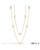 Cartier logo double c long necklace in yellow gold 