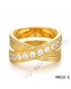 Cartier paris nouvelle vague ring in yellow gold with diamonds
