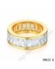 Cartier Round ring in yellow gold with crystal