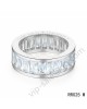 Cartier Round ring in white gold with crystal