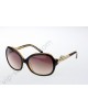 Cartier square black-light brown frame sunglasses,black-light brown temples with gold panthers head,brown gradient lenses-CAO703s