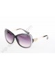 Cartier large black and white frame sunglasses,with gold colored lionhead and white beads on black temples,gradient light purple lenses-CAO733s